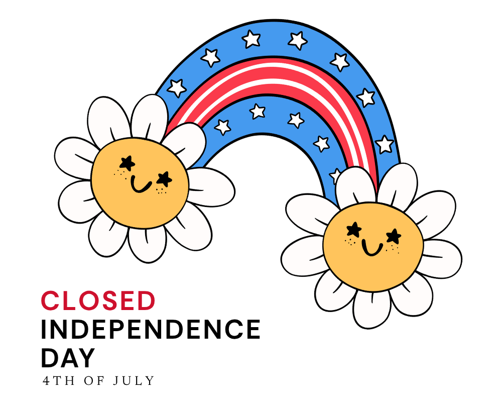 The Library will be Closed for Independence Day, Friday July 4th